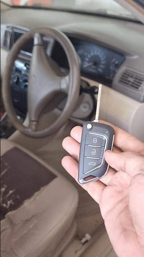 Toyota corolla remote flipping key programming #reels #03000395526 #hajiautos #hujrashahmuqeem