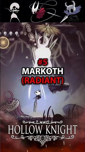 RANKING THE TOP 8 BOSSES IN HOLLOW KNIGHT (HK + SILKSONG) #hollowknight