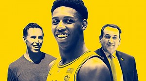 468K views · 7.7K reactions | Steve Nash visits his godson RJ Barrett to go inside Duke’s “brotherhood” with Zion — then Coach K reveals why RJ will be “one of the best players in the NBA right away.” | Bleacher Report | Facebook