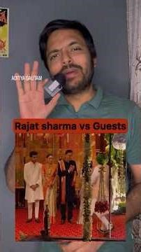 Rajat sharma daughter’s wedding becomes VIP hall | BJP ties and connection #trending #rajatsharma