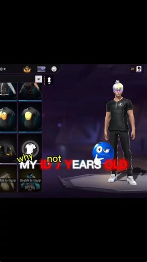 why MY ID NOT 7 YEARS OLD 😶 #freefire #foryou #foryoupage