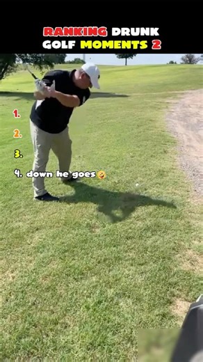 When Golfers Play Drunk 😅🍻 #golfranking
