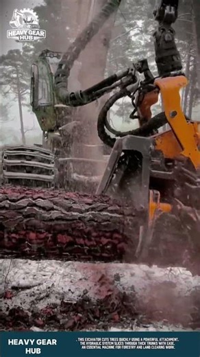 Excavator Tree Cutting Machine for Fast and Efficient Forestry Operations#excavator