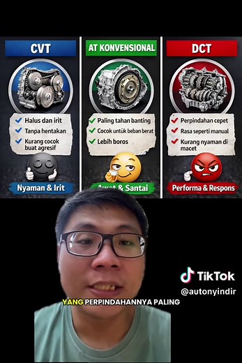 Perbedaan CVT, AT, dan DCT dalam Penggunaan Mobil