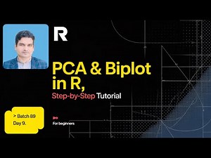 PCA & Biplot in R | Step-by-Step Tutorial for Beginners (Batch 89 Day 9)