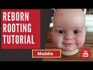 ROOTING MADDIE PART 1| How to root a reborn doll from start to finish step by step