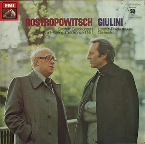 Rostropovitch, Giulini, Dvořák, Saint-Saëns, London Philharmonic Orchestra - Cello Concerto / Cello Concerto No.1