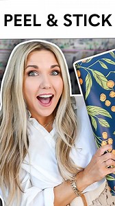 Transforming my space with Dollar Tree peel & stick wallpaper! 💫 | Liz Fenwick DIY