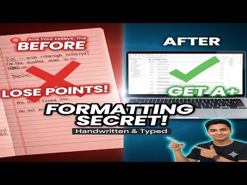 Ace Your Essays: The ONLY Paragraph Formatting Guide You Need | Don't Lose Points!