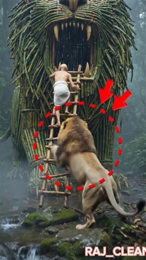 I Built a Secret Bamboo Treehouse | Beautiful Handmade Bamboo wow 😲#bamboohouse #short #viralshorts