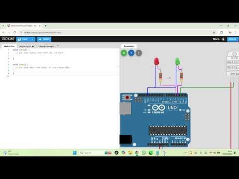 Simulasi sistem monitoring suhu dan kelembapan ruangan dengan menggunakan arduino uno di wokwi