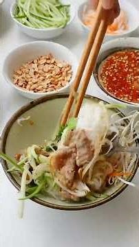 Bún thịt xào trộn kiểu này siêu đơn giản mà ngon thôi rồi #bondayne #food #shorts #windnet