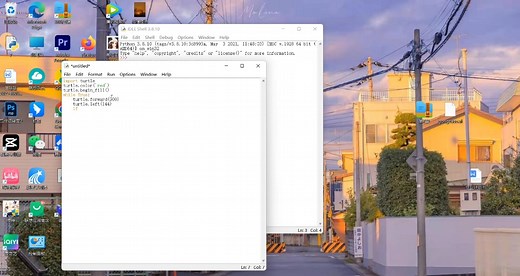 用python制作五角星