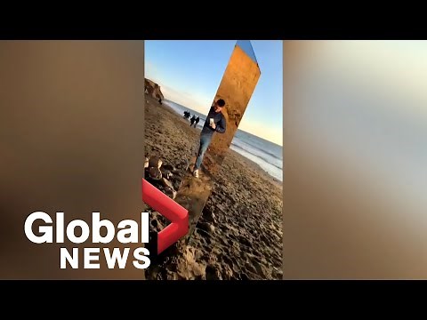 Wild theories spread about mysterious monoliths appearing across the globe