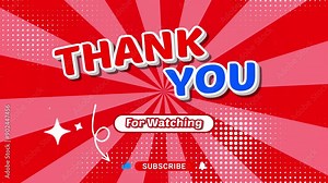 thank you for watching animated thanks for watching this video like share comment follow subscribe outro 4k looping