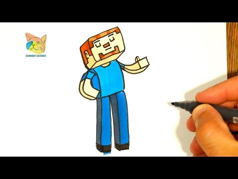 comment dessiner un personnage minecraft