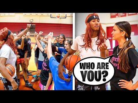 I SNUCK INTO A GIRLS HIGH SCHOOL BASKETBALL TRYOUT!