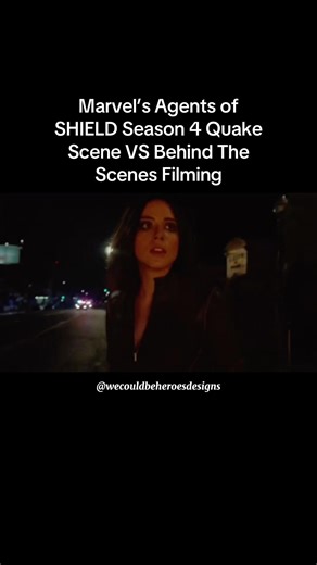 OMG CHLOE 🤣👏 Is this really how Marvel’s Agents of SHIELD filmed Daisy Johnson’s Quake scenes?! 😂