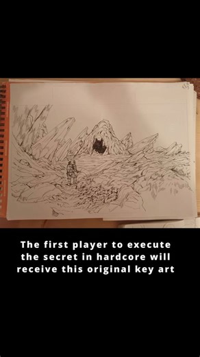 monome.studio on Instagram: "We added a big secret in our #indiegame. The first player who will execute the secret in hardcore mode will get an original of the first hand-drawn key art of the game. I can't wait for people to find it! #indiedev #platformer roguelike"