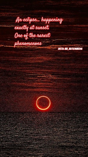 A rare eclipse at sunset! #eclipse #sunset #earth #solarviews #unrealsunset #sun