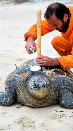 Sea Turtle Tagging and Release #wildlife #shorts #viral #turtle
