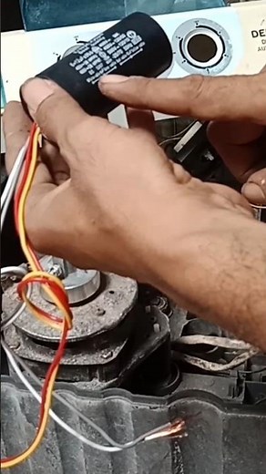 how to install a washing machine capacitor