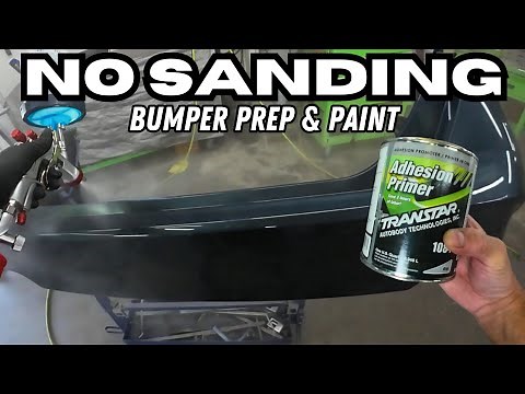QUICK / NO SANDING bumper cover prep and paint!