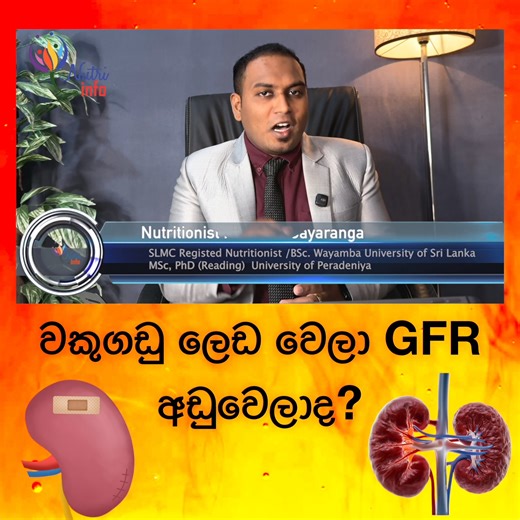183K views · 2.4K reactions | අඩු වෙච්ච GFR වැඩි කරගන්න | Improve GFR By A proper Diet plan Nutri Info Hotline - 071 8 620 620 Whatsapp - 076 005 0620 | NuTri InFo | Facebook