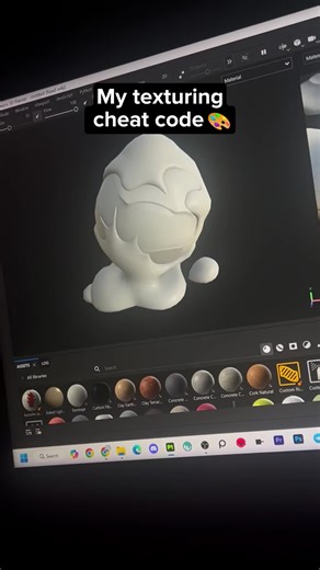 Snow Core stylized model. Procedural base color enhanced with hand-painted details #3dart #3dmodel #snowcore #stylized #texturing #handpaint #pbr #gameart #gamedev #prop #blender #zbrush