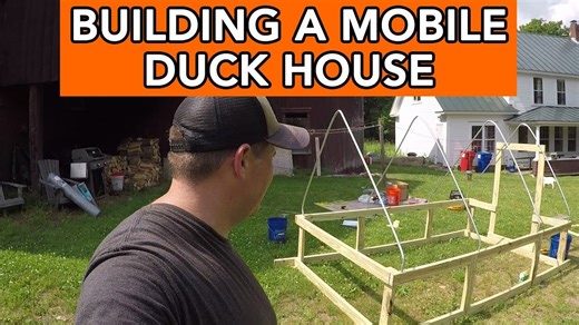 Building a mobile duck house for easy relocation