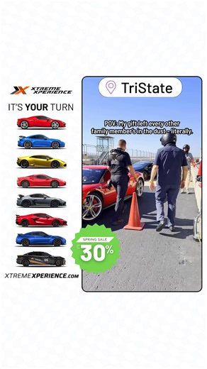 🌳 Spring Sale - Up to 30% Off Supercar Driving Xperiences for a LIMITED TIME What are you waiting for? 🤔 Get behind the wheel of your dream car and Xperience the drive of a lifetime! 🏁 DRIVE on a Racetrack ✅ No Experience Needed 🚨 Space is Limited Get up to 30% off the driving Xperience of a lifetime. Find a location near you at www.TheXtremeXperience.com | Xtreme Xperience