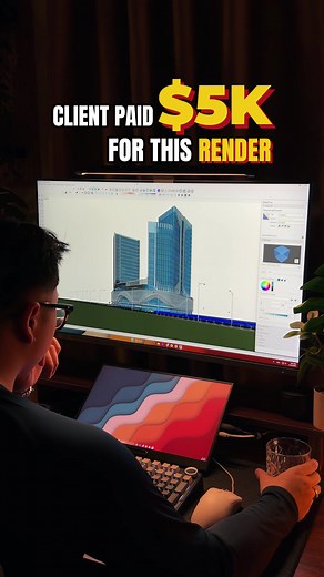 Should I drop the full workflow? 👀 . . #antarchviz #d5render #render #architecture #sketchup @D5 Official