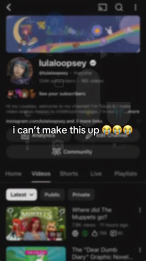 talula on Instagram: "i wanted to screen record the hype points feature but this happened instead 😭😭 ___ tags: #omgpage #explorepage #themuppets #videoessay #youtuber"