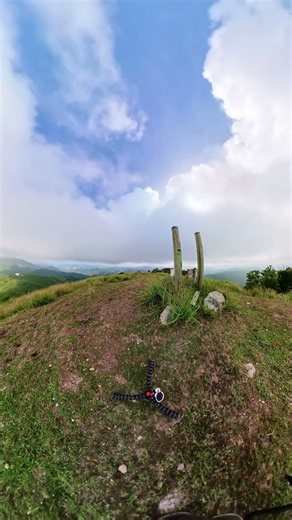 山口県長門市と下関市の境界、一位ヶ岳の雲のタイムラプス #山口県の山 #アウトドア