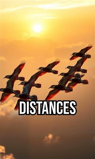 Why birds fly in a V? #birdfacts #migration #nature