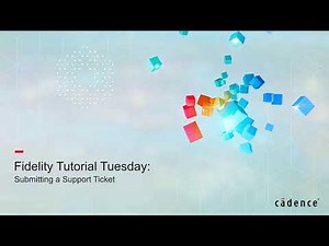Cadence Online Support - Submitting a Support Ticket
