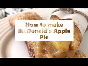 How to make McDonald’s Apple Pie