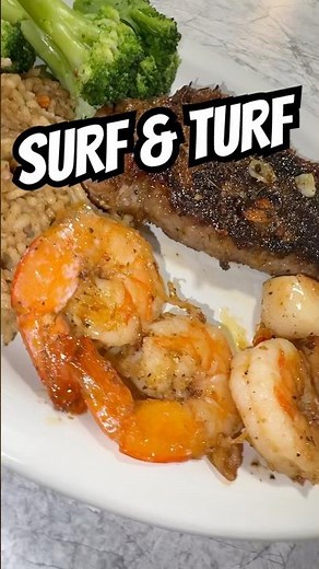 The Best Surf & Turf Recipe You’ll Ever Make! 🥩🦐🔥