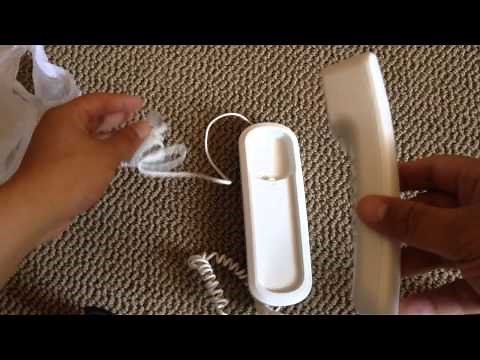 Unboxing my walmart Vtech CD1103 WH Trimstyle Telephone, White $5.98