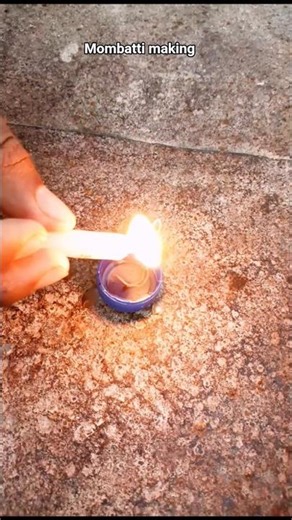 #mombatti making at home #best idea for mombatti #experiment shorts