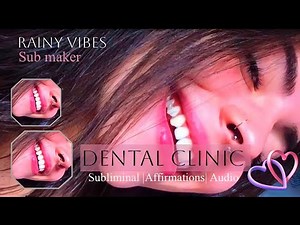 TEETH ALIGNMENT And MINTY BREATH | RAINY VIBES AFFIRMATIONS AUDIO