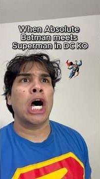 Absolute Batman meets Superman in DC KO #absolutebatman #batman #superman #dc