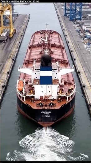 Narrow Channel Test for a Massive Ship