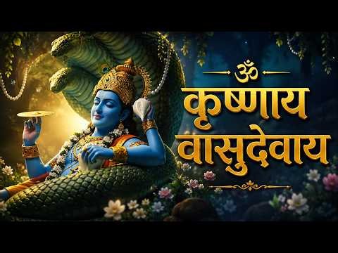 Krishna Mantra - कृष्णाय वाशुदेवाय | Om Krishnay Vasudevaya 108 Times | Bhakti Song | Krishna Bhajan