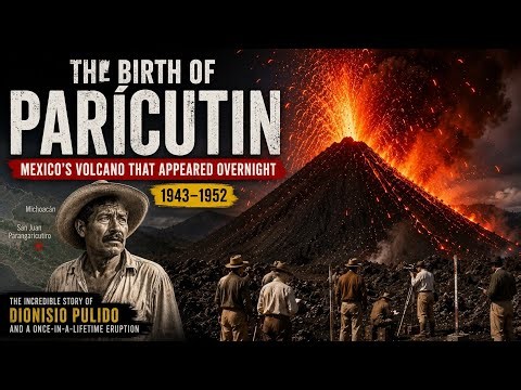 The Volcano that appeared from nowhere (Parícutin) 🌋