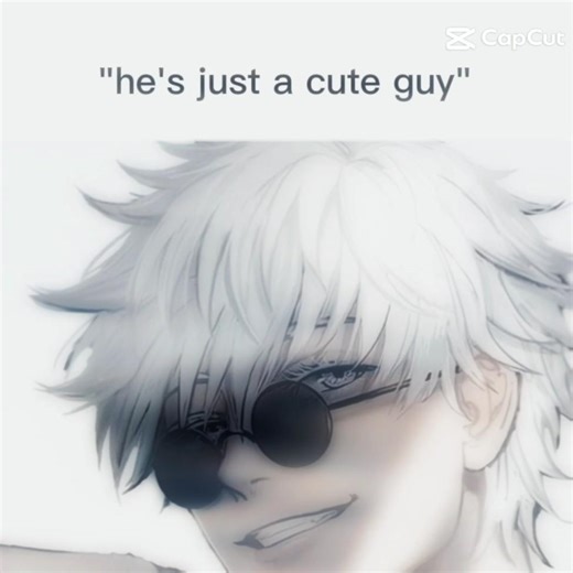 *He's just a cute guy* #fypシ #anime #edit #gojo