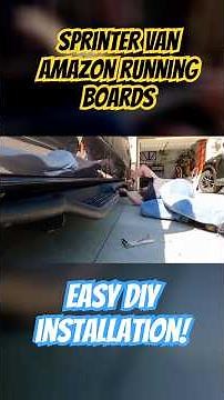 DIY Install: Sprinter Van Running Boards from Amazon!