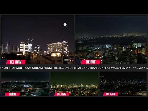 LIVE: Israel and US Attack Iran - Non-Stop Multi-Cam Stream