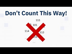 A Smarter Way To Approach Counting Problems