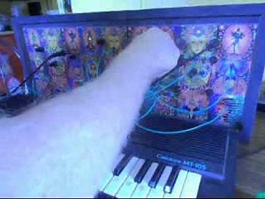 psychedelic casio synthesizer 2